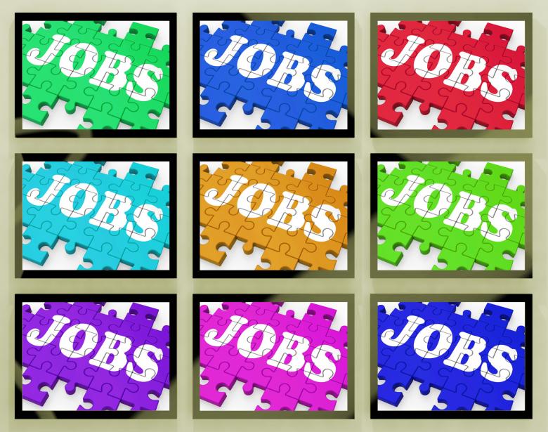 Free stock image of Jobs On Monitors Shows Working Opportunities created by Stuart Miles