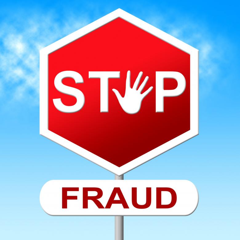 Free stock image of Fraud Stop Represents Warning Sign And Cheat created by Stuart Miles