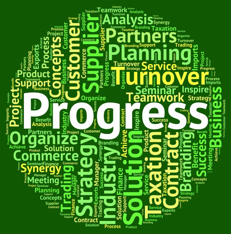Free stock image of Progress Word Represents Breakthrough Headway And Betterment created by Stuart Miles
