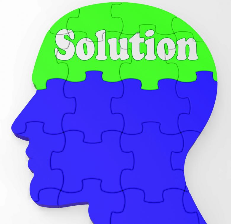 Free stock image of Solution Brain Profile Shows Result Of Problem created by Stuart Miles