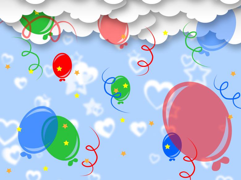 Free stock image of Celebrate Balloons Indicates Backgrounds Template And Party created by Stuart Miles