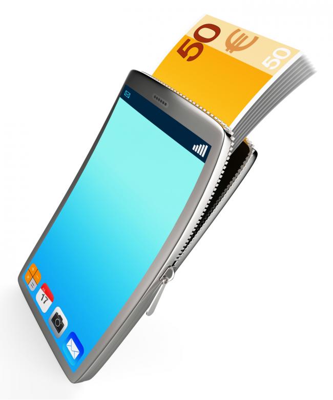Free stock image of Phone With Copyspace Represents Cash Online And Banking created by Stuart Miles