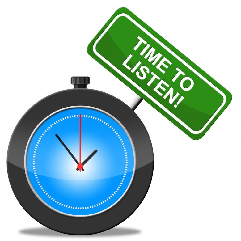 Free stock image of Time To Listen Means Recognition Heard And Curiosity created by Stuart Miles