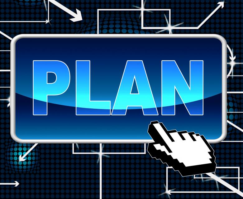 Free stock image of Plan Button Means Project Programme And Web created by Stuart Miles