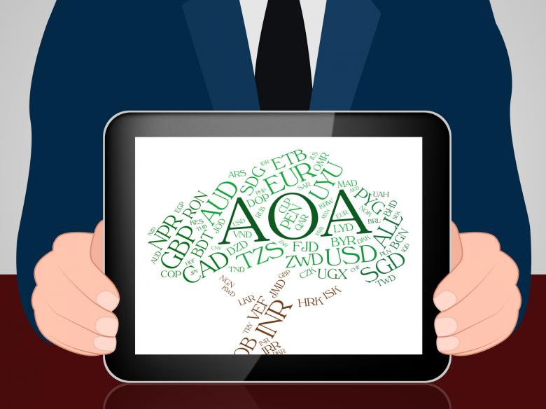 Free stock image of Aoa Currency Indicates Exchange Rate And Coin created by Stuart Miles