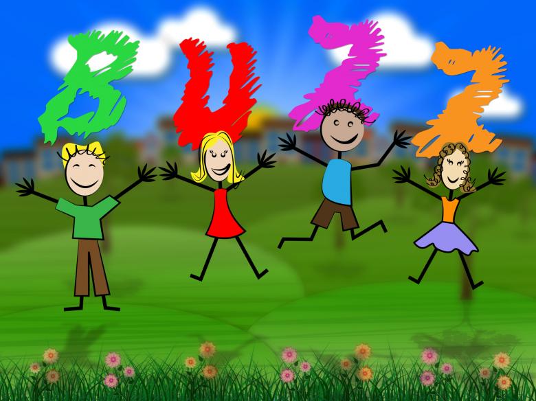 Free stock image of Buzz Kids Represents Public Relations And Excitement created by Stuart Miles