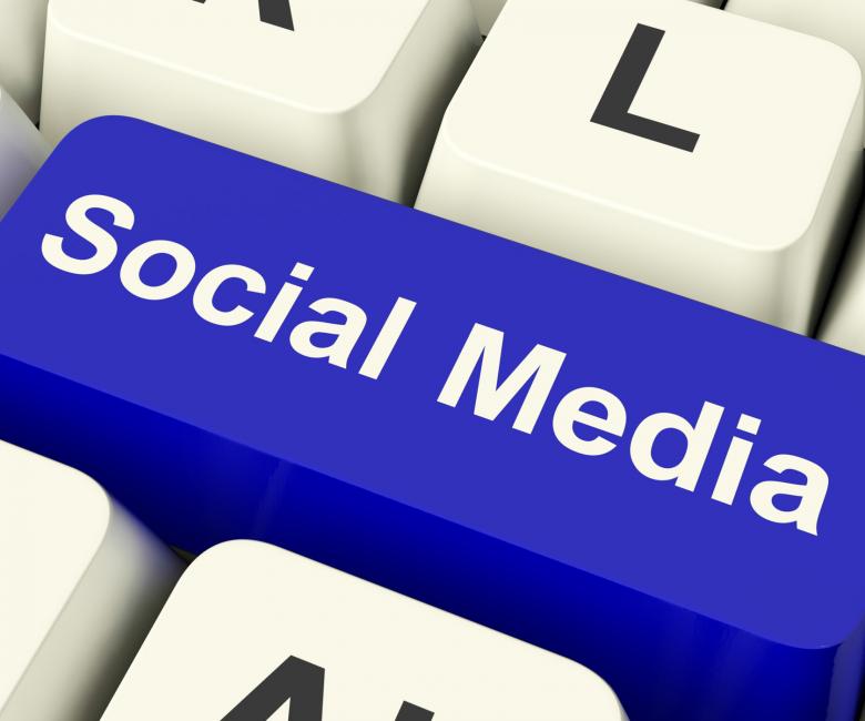 Free stock image of Social Media Computer Key Showing Online Community created by Stuart Miles