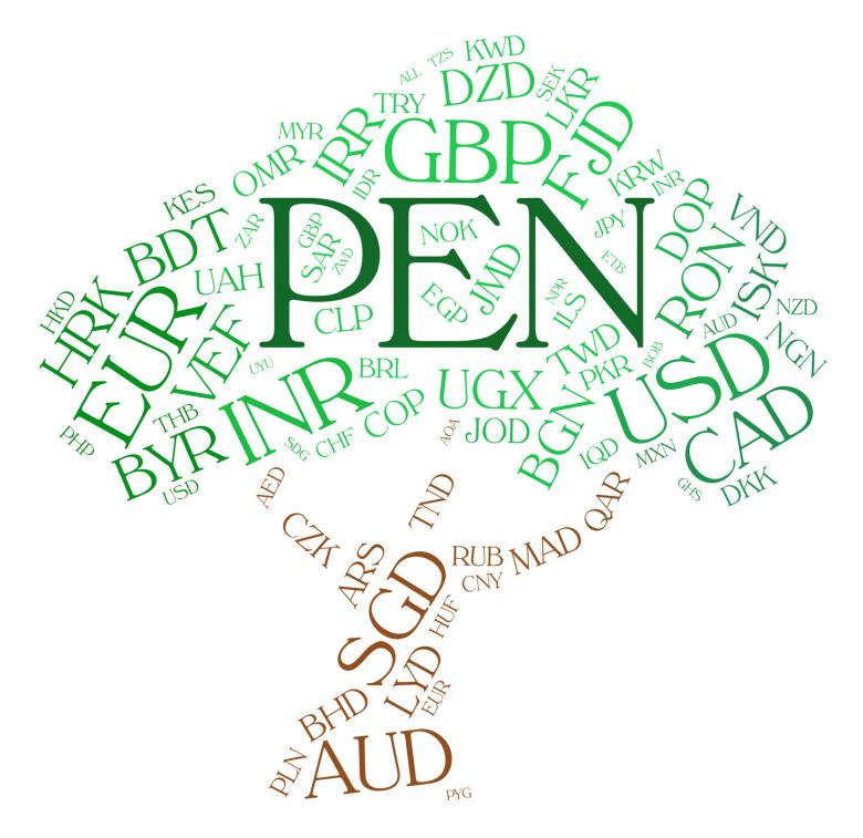 Free stock image of Pen Currency Indicates Peruvian Nuevo Sol And Coinage created by Stuart Miles