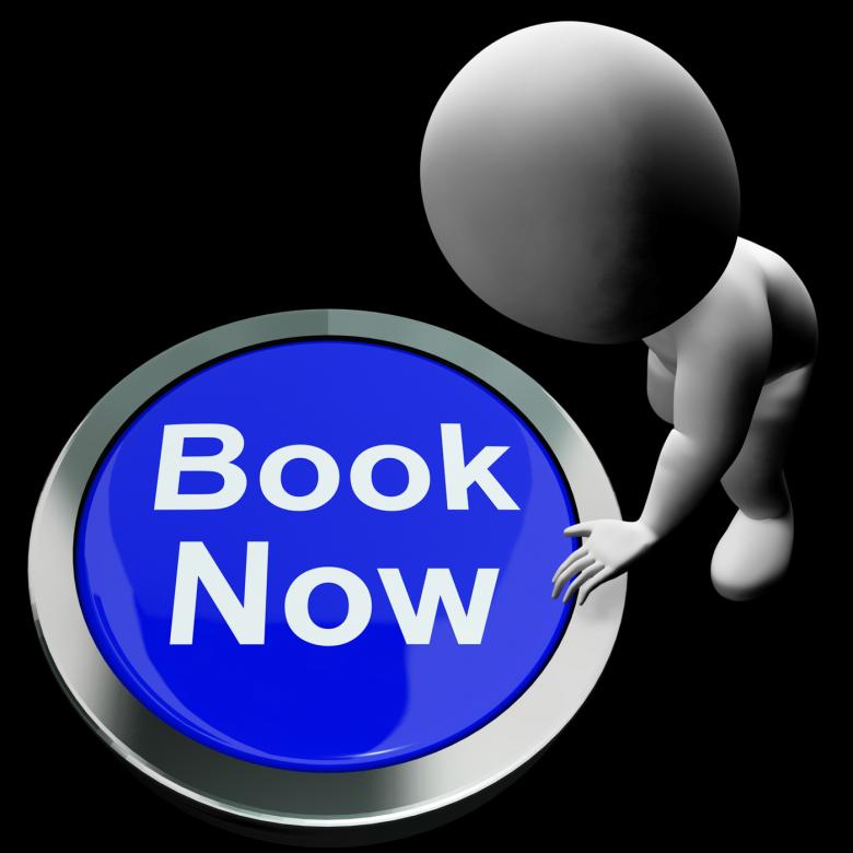 Free stock image of Blue Book Now Button For Hotel Or Flights Reservation created by Stuart Miles