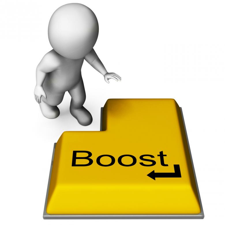 Free stock image of Boost Key Means Upgrade Or Improvement On Computer created by Stuart Miles