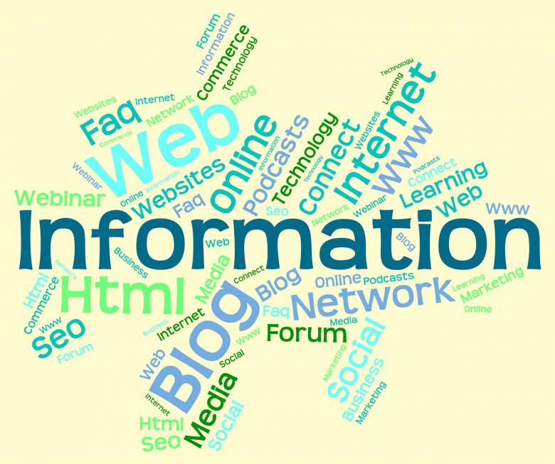 Free stock image of Information Word Indicates Knowledge Help And Wordcloud created by Stuart Miles