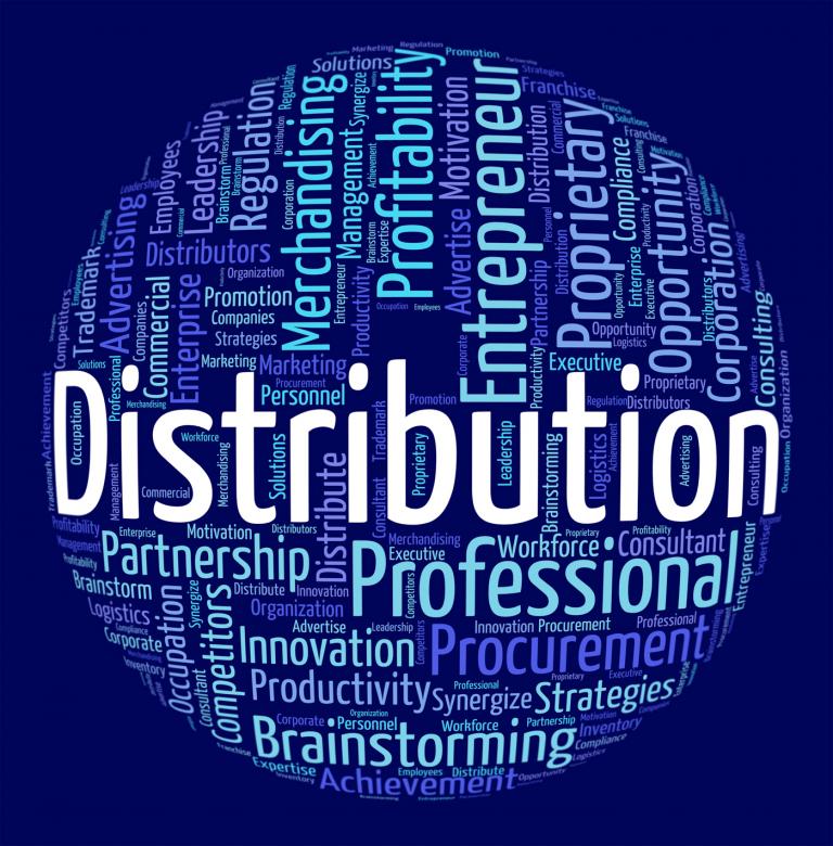 Free stock image of Distribution Word Means Distribute Logistics And Text created by Stuart Miles