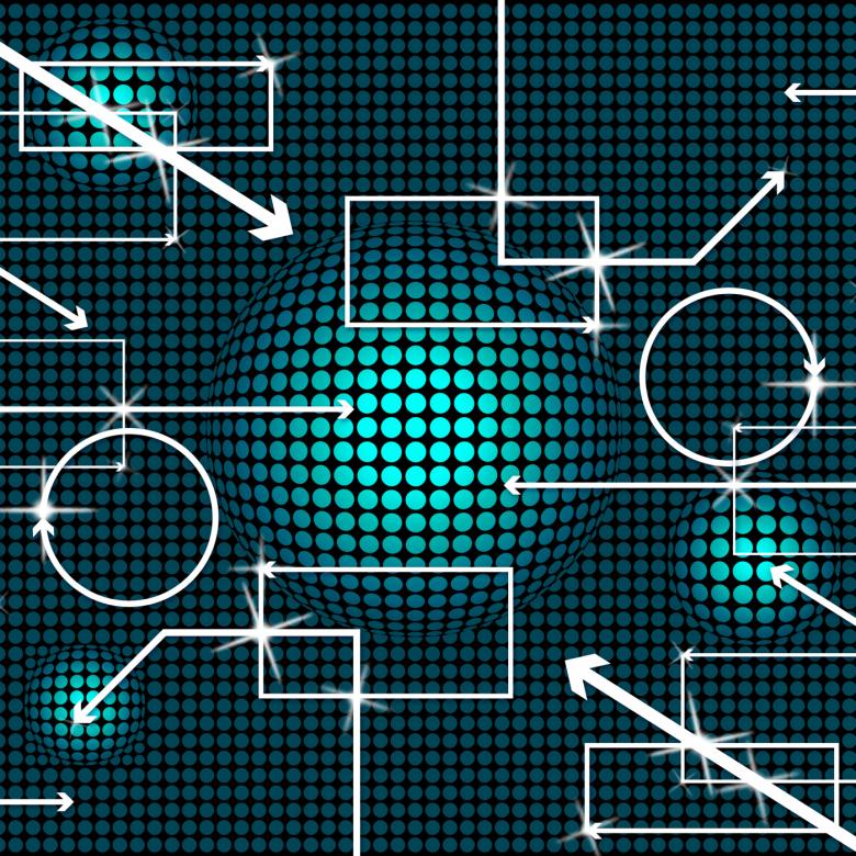 Free stock image of Flow Diagram Represents Hi Tech And Background created by Stuart Miles