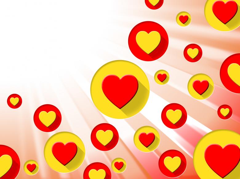 Free stock image of Hearts Copyspace Shows Valentine Day And Blank created by Stuart Miles