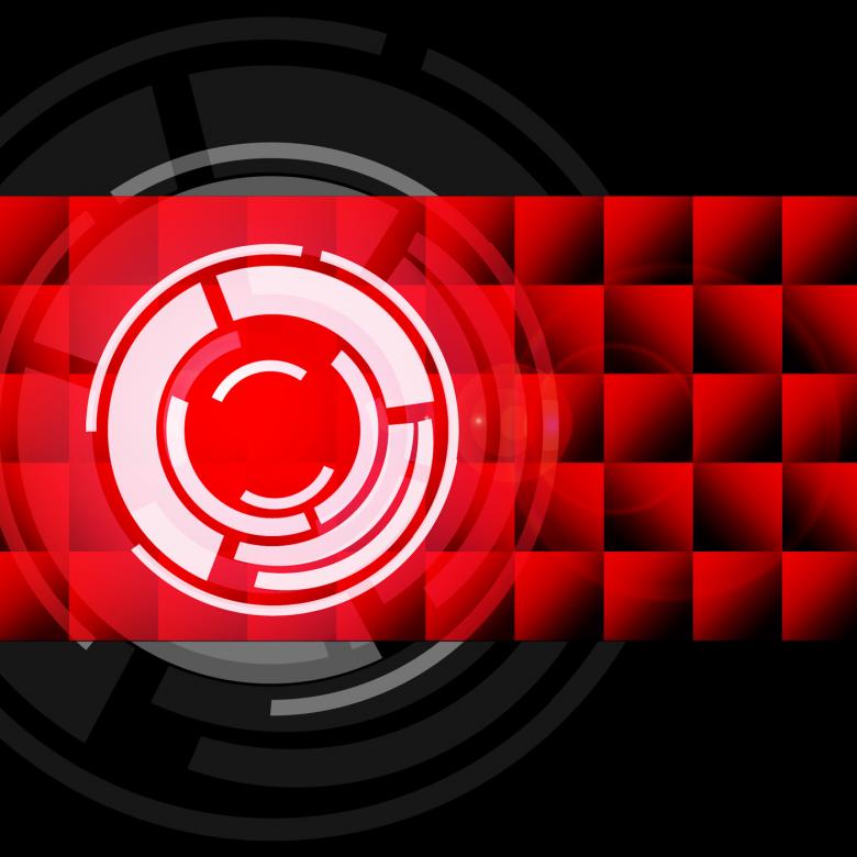 Free stock image of Red Circles Background Shows LP Or Record created by Stuart Miles