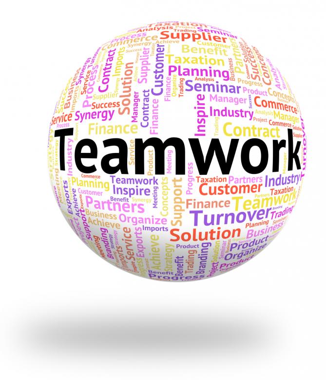 Free stock image of Teamwork Word Represents Wordcloud Unity And Together created by Stuart Miles