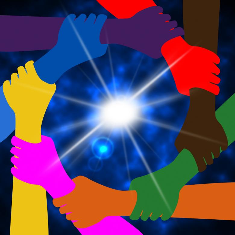 Free stock image of Holding Hands Means Globally Globalize And Globe created by Stuart Miles