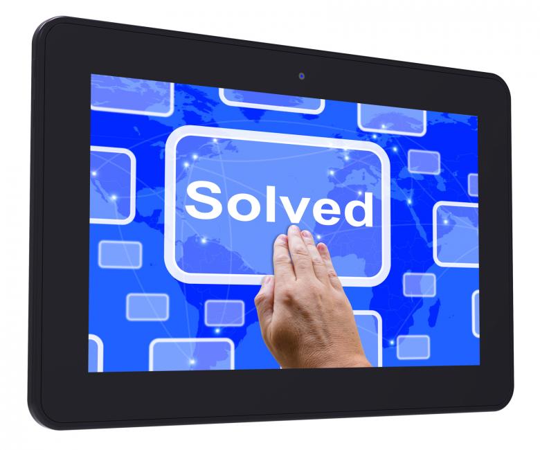 Free stock image of Solve Tablet Touch Screen Shows Achievement Resolution Solution And So created by Stuart Miles