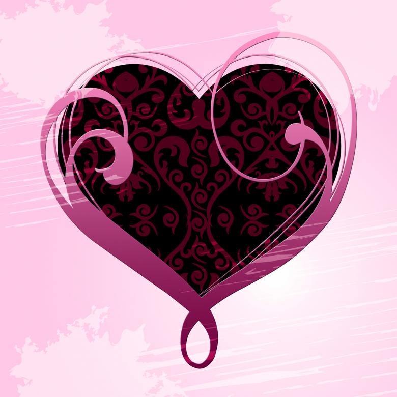 Free stock image of Heart Background Indicates Valentines Day And Affection created by Stuart Miles