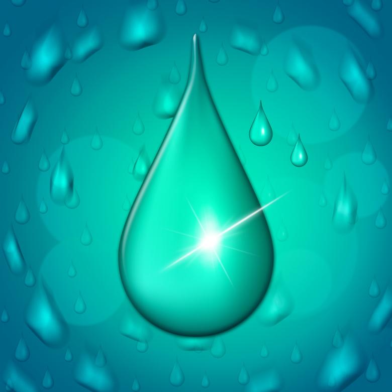 Free stock image of Rain Drop Represents Showers Drip And Wet created by Stuart Miles