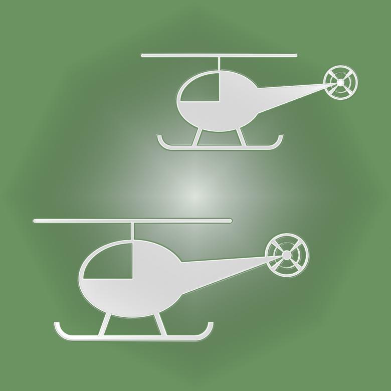 Free stock image of Helicopters Icon Shows Rotor Midair And Flight created by Stuart Miles