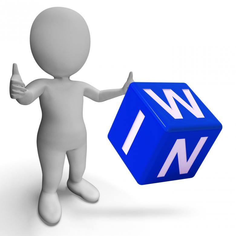 Free stock image of Win Dice Shows Success Winner Succeed created by Stuart Miles