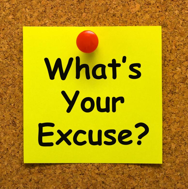 Free stock image of Whats Your Excuse Means Explain Procrastination created by Stuart Miles