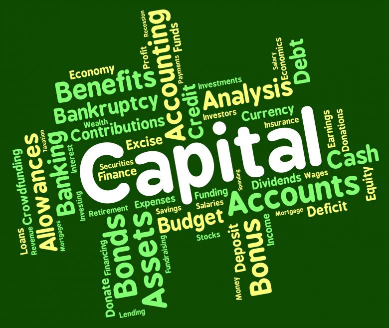 Free stock image of Capital Word Shows Rich Asset And Affluence created by Stuart Miles
