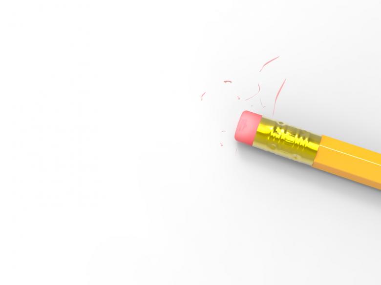 Free stock image of Blank Paper With Pencil Eraser Shows Erased Text Copyspace created by Stuart Miles