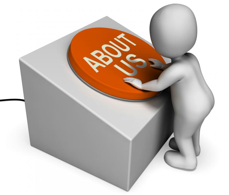Free stock image of About Us Button Shows Introduction And Information created by Stuart Miles