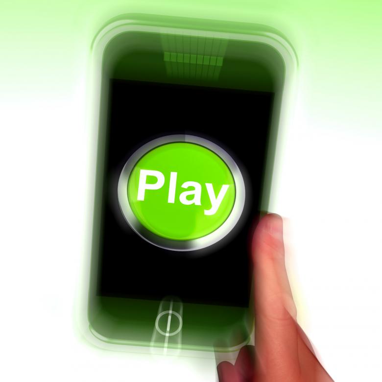 Free stock image of Play Mobile Shows Internet Recreation And Entertainment created by Stuart Miles