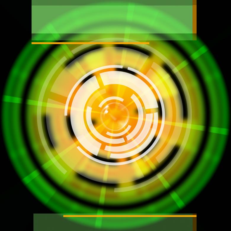 Free stock image of Green Disc Background Shows LP Circles And Rectangles created by Stuart Miles