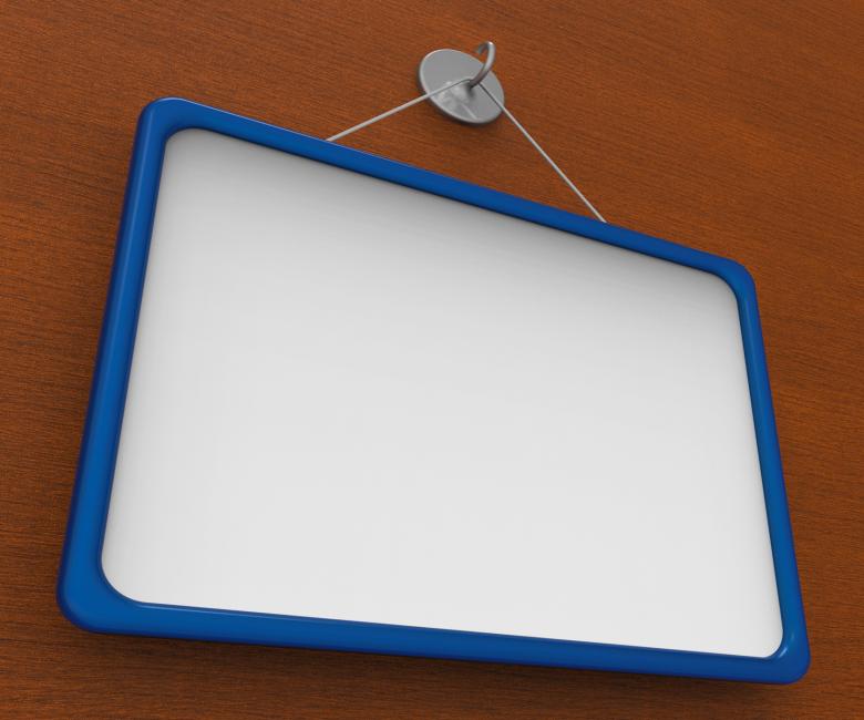 Free stock image of Blank Noticeboard Copyspace Shows Display Space created by Stuart Miles