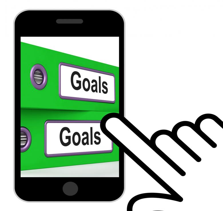 Free stock image of Goals Folders Displays Direction Aspirations And Targets created by Stuart Miles