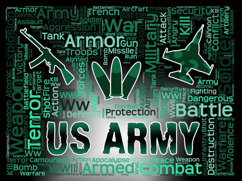Free stock image of Us Army Indicates The United States And Fighting created by Stuart Miles