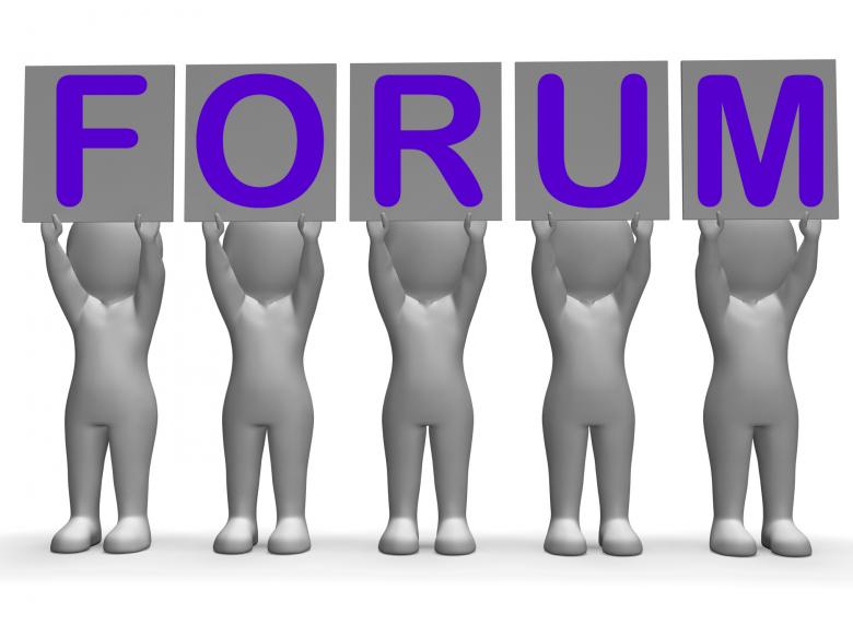 Free stock image of Forum Banners Means Online Conversations And Communications created by Stuart Miles