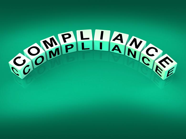 Free stock image of Compliance Dice Mean Agreeing To Rules And Policy created by Stuart Miles