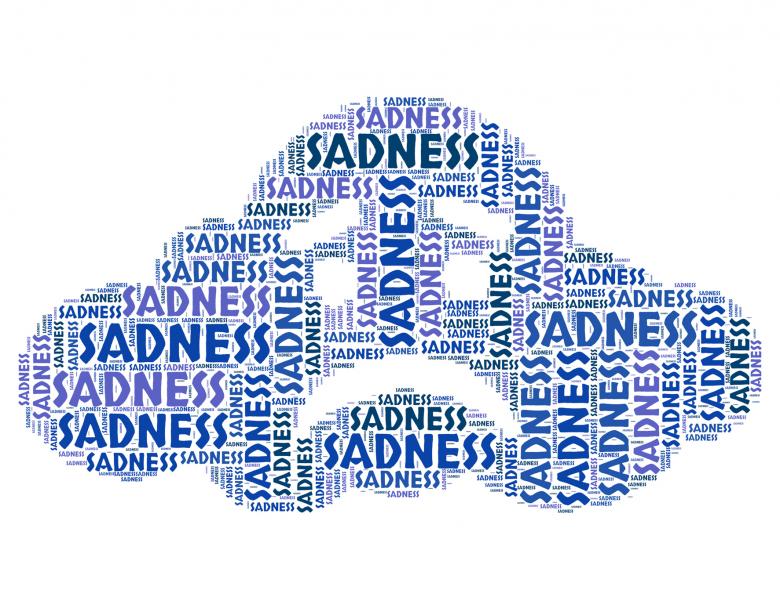 Free stock image of Sadness Word Means Broken Hearted And Dejected created by Stuart Miles