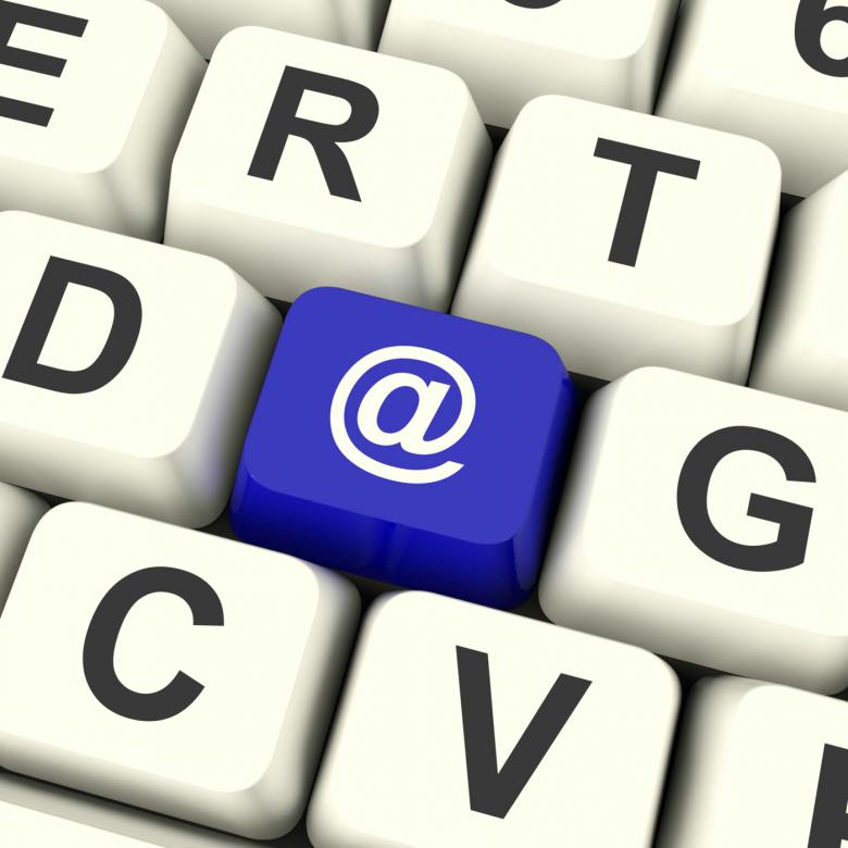 Free stock image of Email Computer Key For Emailing Or Contacting created by Stuart Miles