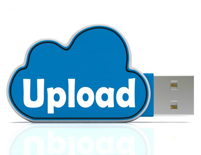 Free stock image of Upload Cloud Pen drive Means Website Uploading And Data Transfer created by Stuart Miles