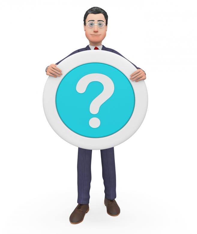 Free stock image of Question Mark Represents Not Sure And Business 3d Rendering created by Stuart Miles