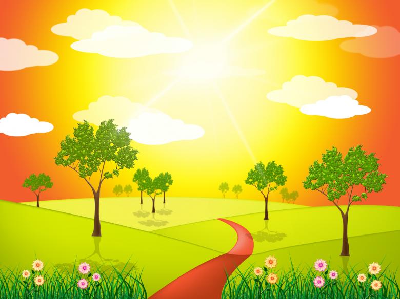 Free stock image of Grass Countryside Indicates Solar Scene And Sunny created by Stuart Miles