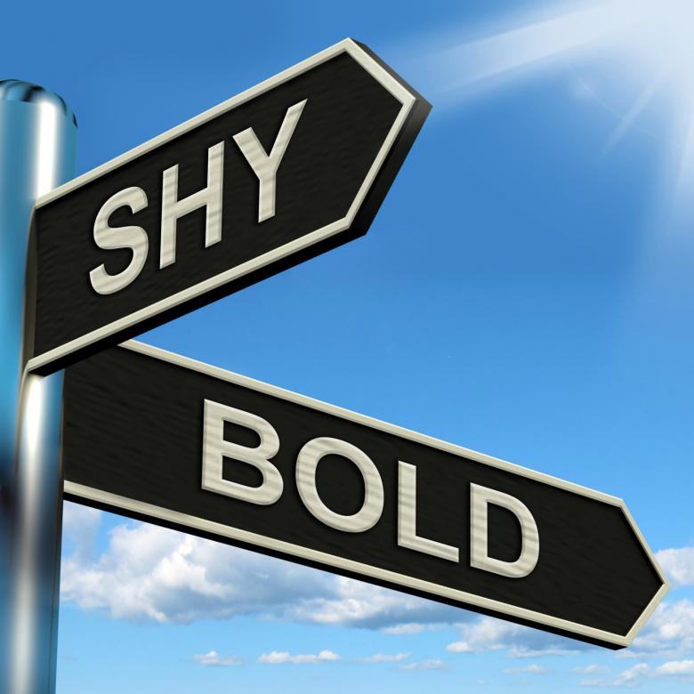 Free stock image of Shy Bold Signpost Means Introvert Or Extrovert created by Stuart Miles