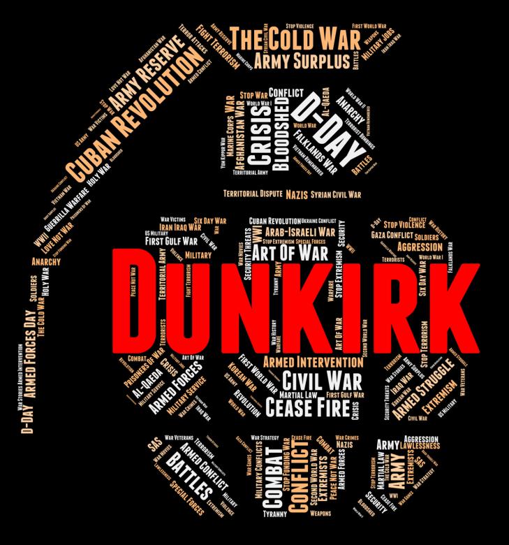 Free stock image of Dunkirk Word Means Operation Dynamo And Allied created by Stuart Miles