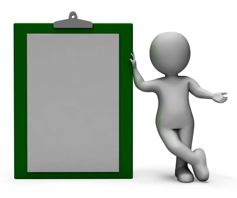 Free stock image of Blank Clipboard With Copyspace For Message created by Stuart Miles