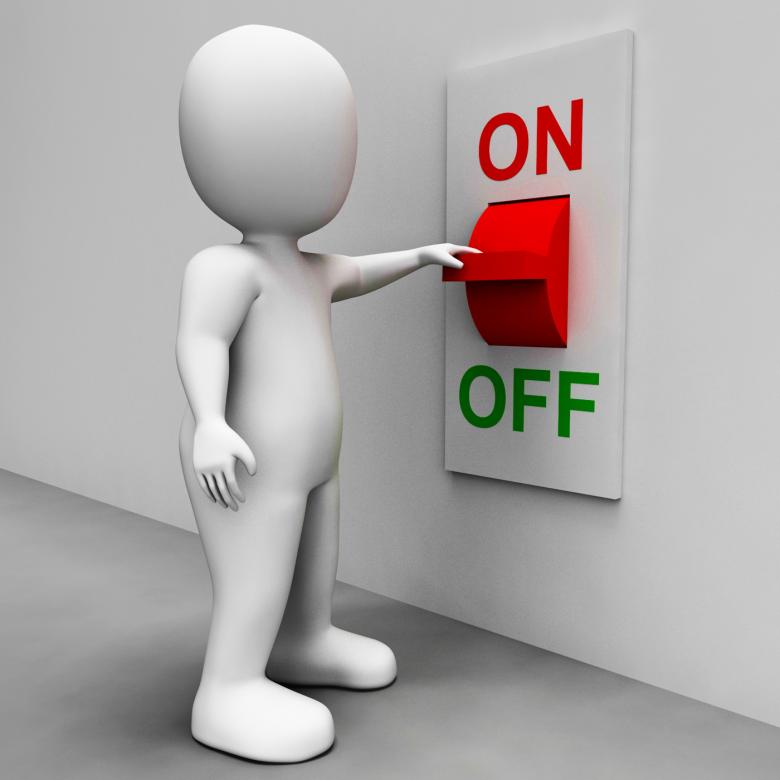 Free stock image of On Off Switch Shows Energy Supply created by Stuart Miles