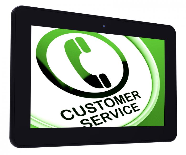 Free stock image of Customer Service Tablet Means Call For Help created by Stuart Miles