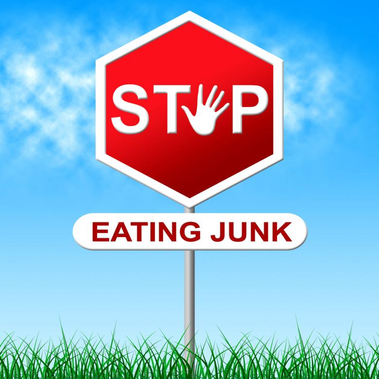 Free stock image of Stop Eating Junk Indicates Fast Food And Control created by Stuart Miles