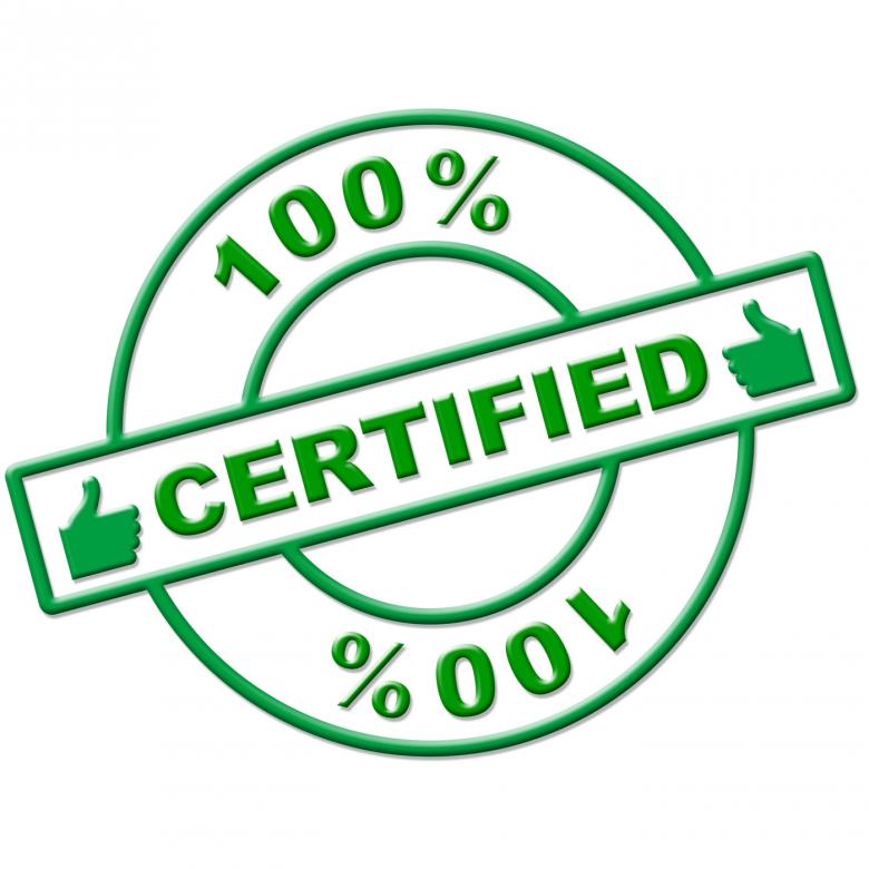 Free stock image of Hundred Percent Certified Indicates Authenticate Absolute And Verify created by Stuart Miles