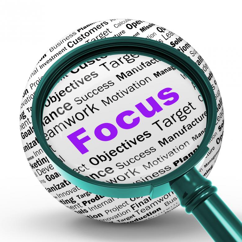 Free stock image of Focus Magnifier Definition Shows Concentration And Targeting created by Stuart Miles